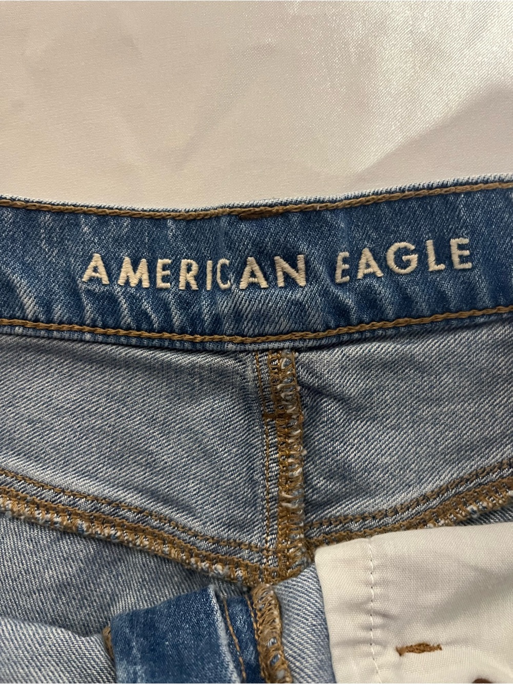 American Eagle Outfitters Light Blue Denim Shorts - EUC - Picture 3 of 9